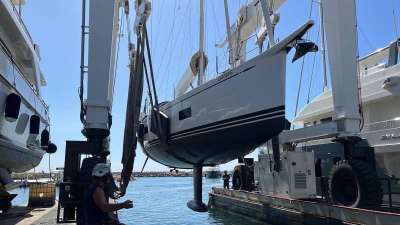 Pre-purchase marine survey of a SWAN sailing boat in Beaulieu-Sur-Mer (ALPES-MARITIMES).